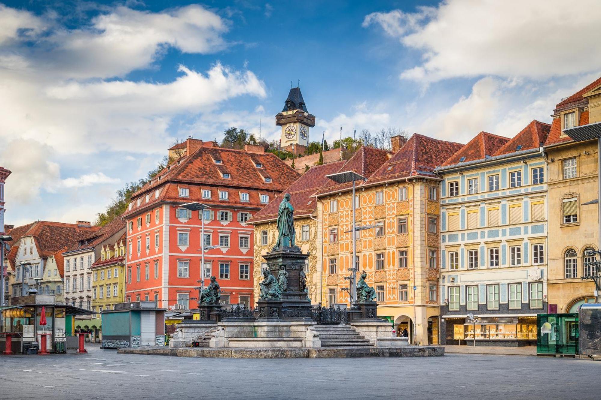 Boho Design Studio - Historic City Center With Free Parking & Aircon By Hero Homes Graz Exteriör bild